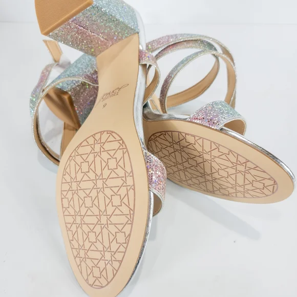 Jewel by Badgley Mischka Newberry Evening Sandals Rainbow -9 - Picture 4 of 4